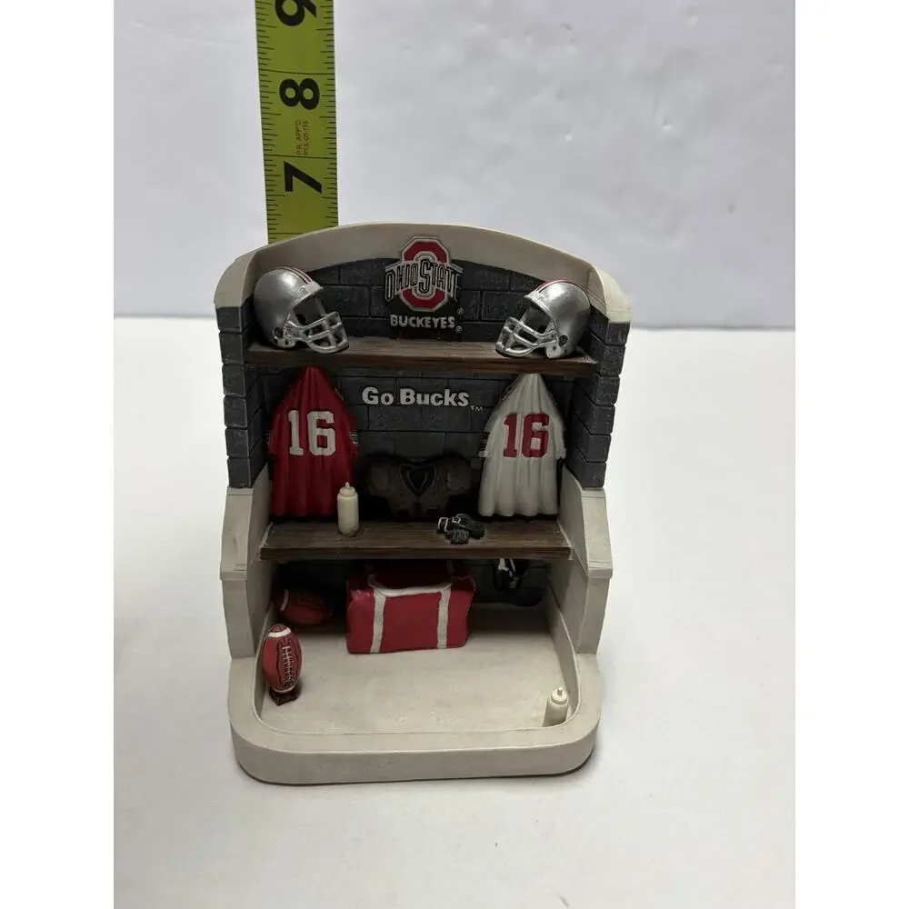 Ohio State Buckeyes Mini Locker Room Bookends - Go Bucks Vintage Book End Set